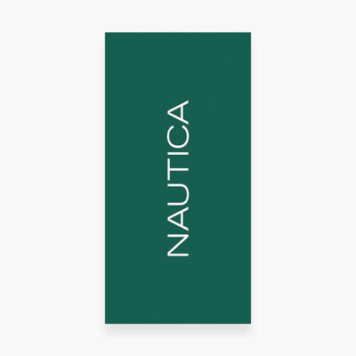 NAUTICA ΠΕΤΣΕΤΑ ΘΑΛΑΣΣΗΣ NAUTICA-NAU LOGO 80X160, 100% BAMBAKI - Image 2