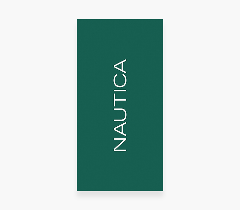 NAUTICA ΠΕΤΣΕΤΑ ΘΑΛΑΣΣΗΣ NAUTICA-NAU LOGO 80X160, 100% BAMBAKI - Image 2