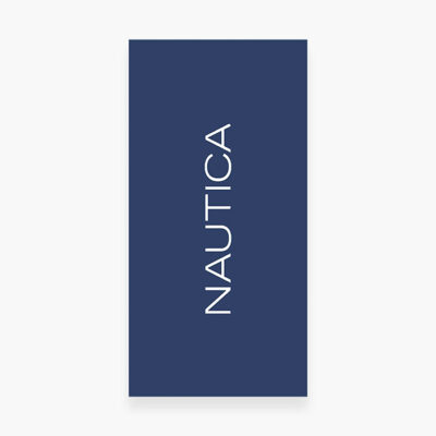 NAUTICA ΠΕΤΣΕΤΑ ΘΑΛΑΣΣΗΣ NAUTICA-NAU LOGO 80X160, 100% BAMBAKI - Image 3