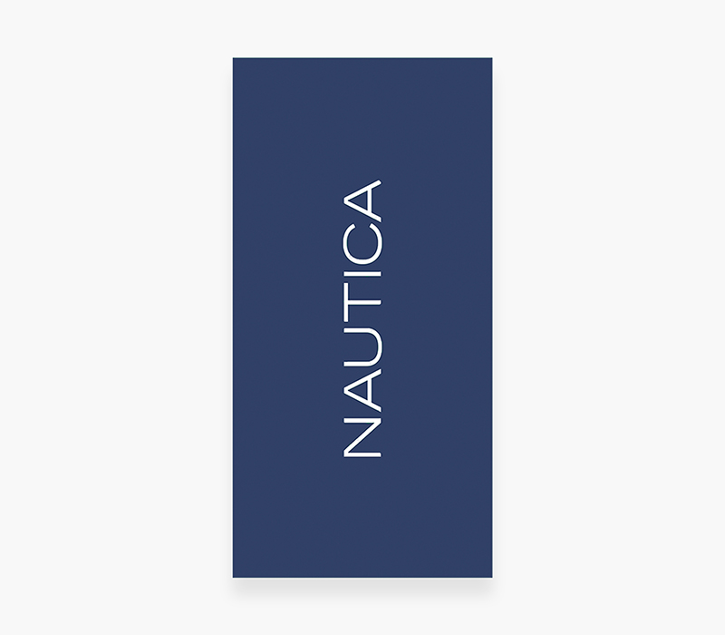 NAUTICA ΠΕΤΣΕΤΑ ΘΑΛΑΣΣΗΣ NAUTICA-NAU LOGO 80X160, 100% BAMBAKI - Image 3