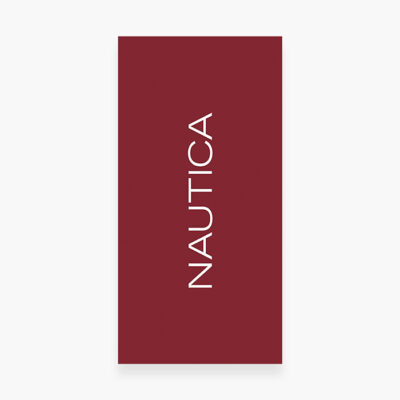 NAUTICA ΠΕΤΣΕΤΑ ΘΑΛΑΣΣΗΣ NAUTICA-NAU LOGO 80X160, 100% BAMBAKI - Image 4