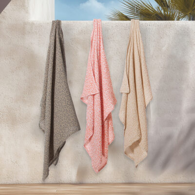 NEF NEF HOMEWARE ΠΑΡΕΟ ΘΑΛΑΣΣΗΣ KENYA 110x150, 100% ΒΑΜΒΑΚΙ