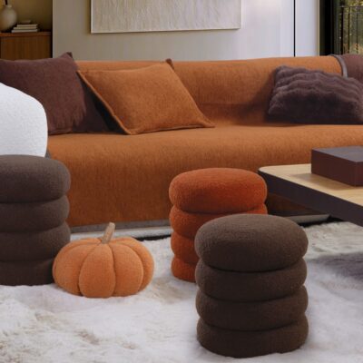 Μπουκλέ Σκαμπό Stool 35X40 Nef Nef Homeware, 100% ΠΟΛΥΕΣΤΕΡΑΣ - Image 2