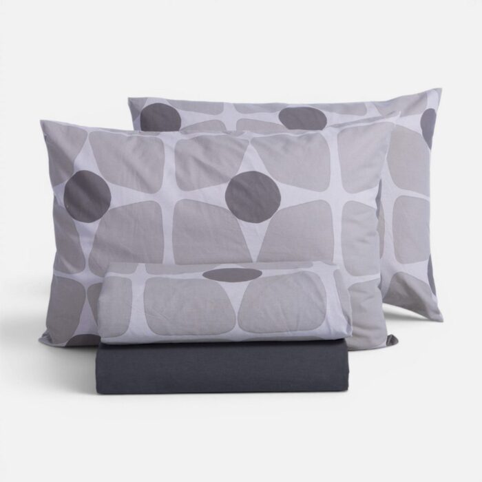 Σετ Σεντόνια Βαμβακερά Μονά με Λάστιχο Casual Coreo Nef Nef Homeware, 100% ΒΑΜΒΑΚΙ - Image 5