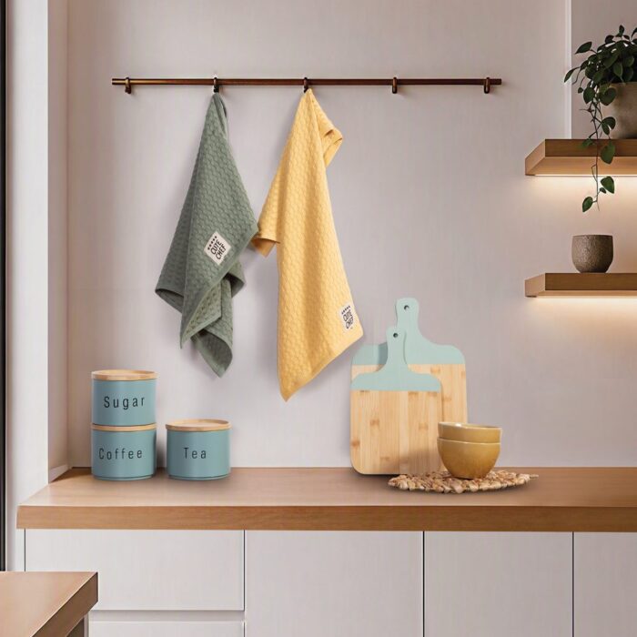 Ποτηρόπανο Cute Chef 45x68 Nef Nef Homeware, 100% BAMBAKI - Image 2