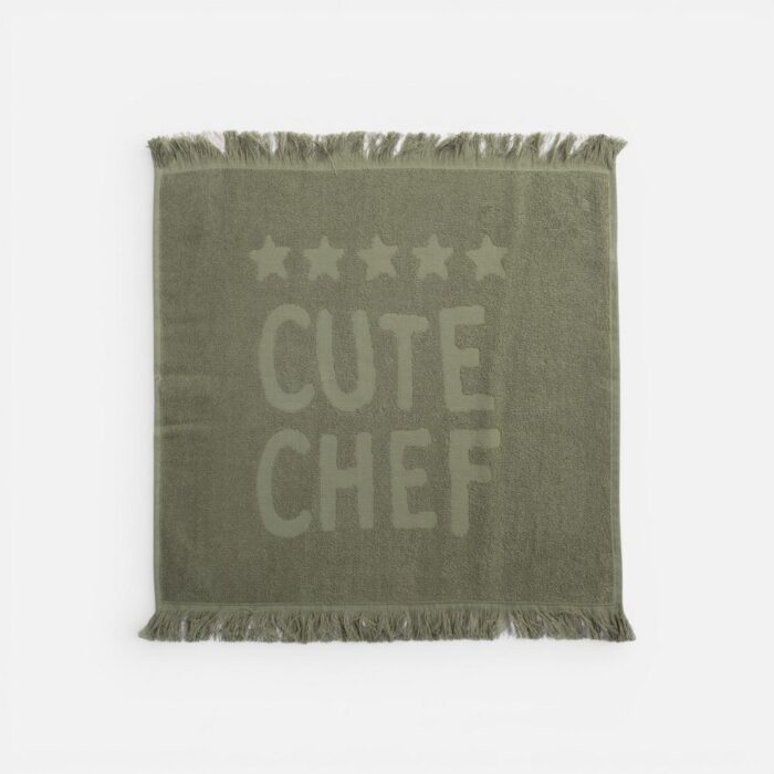 Ποτηρόπανο Cute Chef 50x50 Nef Nef Homeware, 100% BAMBAKI - Image 3