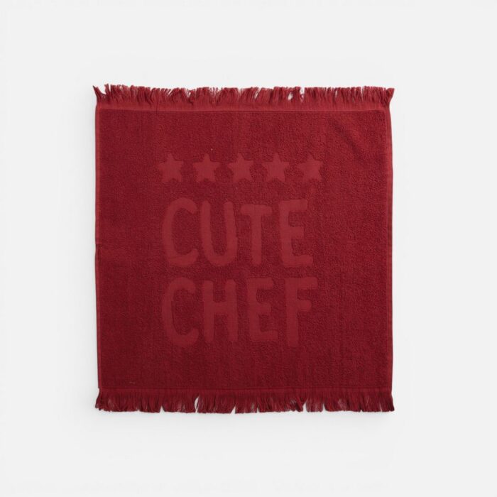 Ποτηρόπανο Cute Chef 50x50 Nef Nef Homeware, 100% BAMBAKI - Image 5