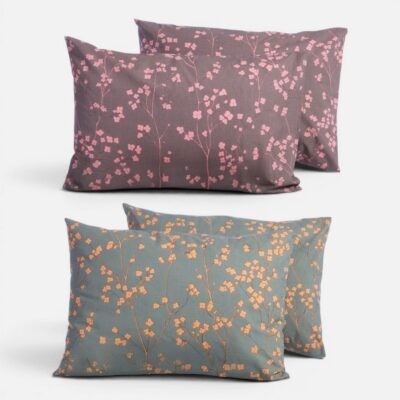 Μαξιλαροθήκη Floriva 52x72 Nef Nef Homeware, 100% ΒΑΜΒΑΚΙ
