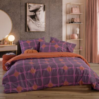 Σετ Παπλωματοθήκη Βαμβακερή Μονή Casual Coreo 170x240 Nef Nef Homeware, 100% BAMBAKI