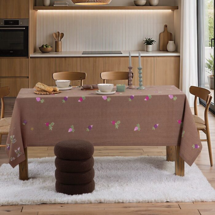 Τραπεζομάντηλο Αλέκιαστο Radish 140x180  Nef Nef Homeware, 100% BAMBAKI