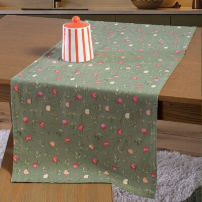 Τραβέρσα Sweet Apple 45x140 Nef Nef Homeware, 50% BAMB-50% ΠΟΛ