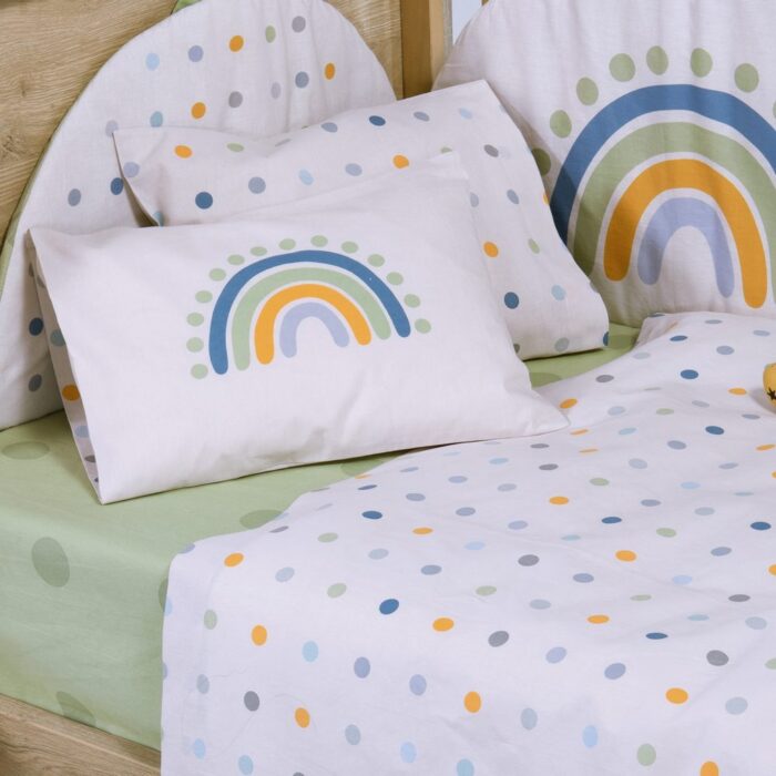 Σετ Σεντόνια Κούνιας Βρεφικά Baby Dots  Nef Nef Homeware, 100% ΒΑΜΒΑΚΙ - Image 4