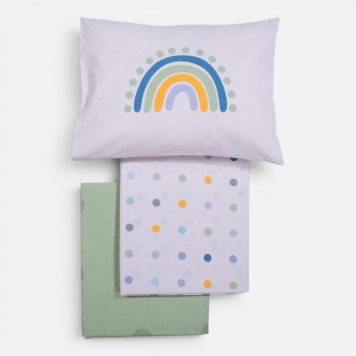 Σετ Σεντόνια Κούνιας Βρεφικά Baby Dots  Nef Nef Homeware, 100% ΒΑΜΒΑΚΙ - Image 8