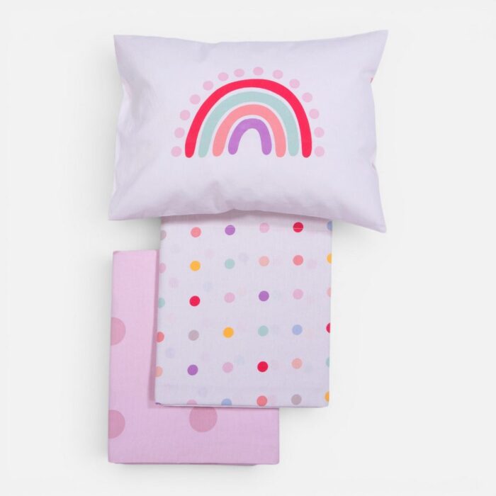 Σετ Σεντόνια Κούνιας Βρεφικά Baby Dots  Nef Nef Homeware, 100% ΒΑΜΒΑΚΙ - Image 9