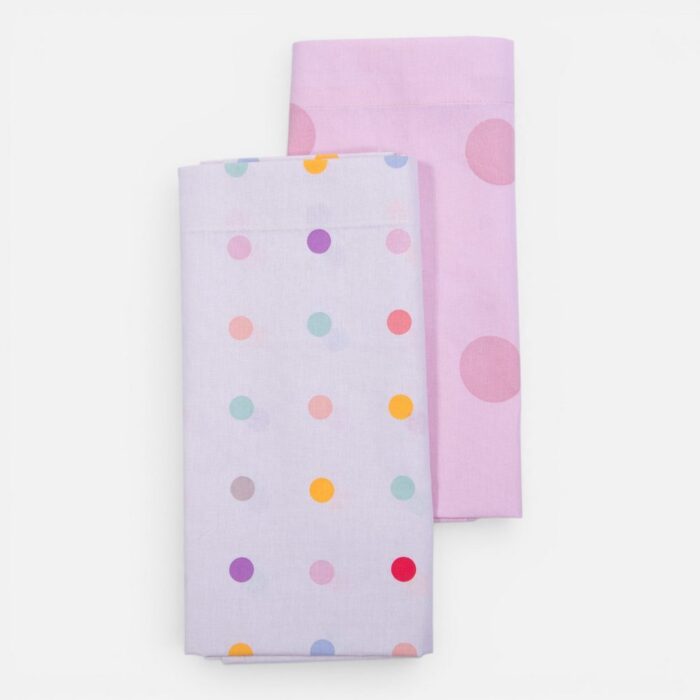 Σετ Σεντόνια Λίκνου Βρεφικά 2τεμ. Baby Dots  Nef Nef Homeware, 100% ΒΑΜΒΑΚΙ - Image 5