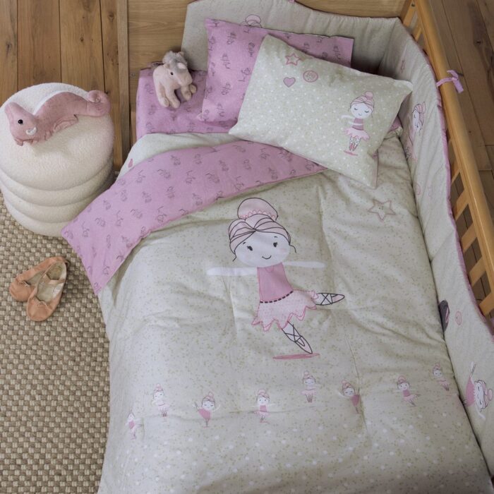 Πάπλωμα Βρεφικό Ballerine World 110x140 Nef Nef Homeware, ΥΦΑΣΜΑ:100%BAMB-ΕΣΩΤ:100%ΠΟΛ