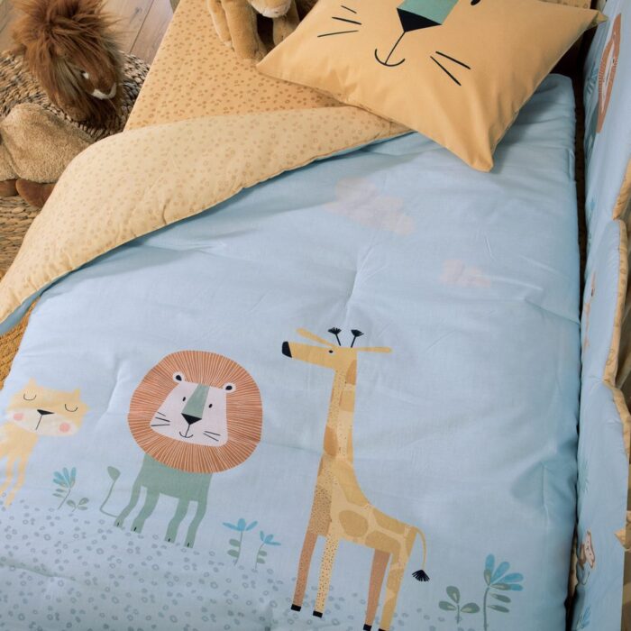 Πάπλωμα Βρεφικό Wild Company 110x140  Nef Nef Homeware, ΥΦΑΣΜΑ:100%BAMB-ΕΣΩΤ:100%ΠΟΛ
