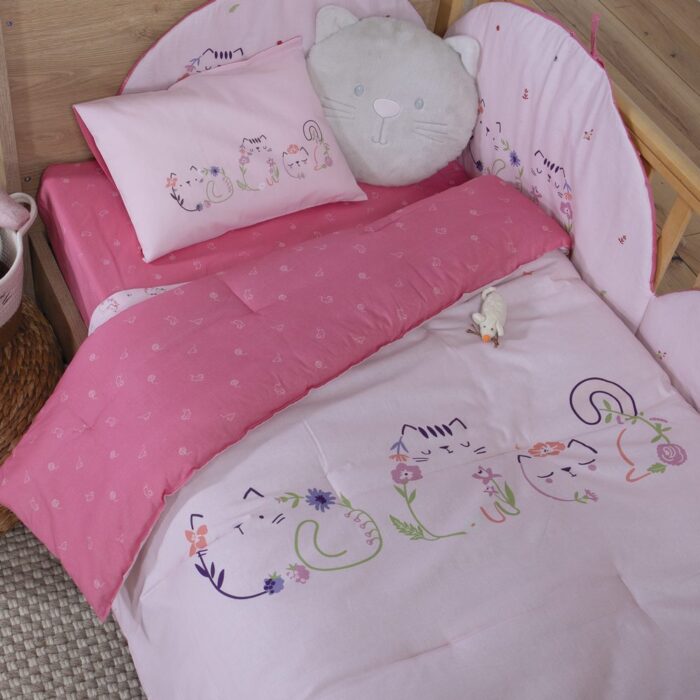 Πάπλωμα Βρεφικό Cats Are Perfect 110x140  Nef Nef Homeware, ΥΦΑΣΜΑ:100%BAMB-ΕΣΩΤ:100%ΠΟΛ