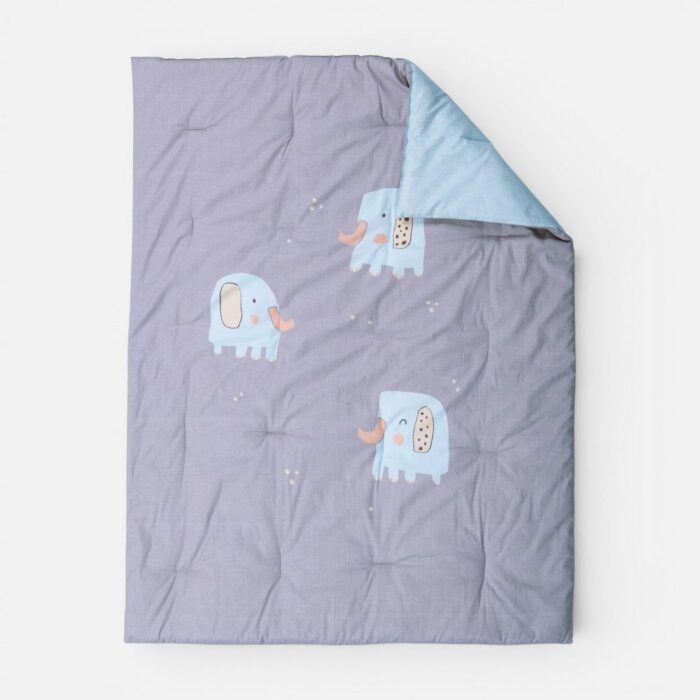 Πάπλωμα Βρεφικό Elephants 110x140  Nef Nef Homeware, ΥΦΑΣΜΑ:100%BAMB-ΕΣΩΤ:100%ΠΟΛ - Image 4