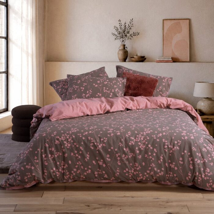 Σετ Παπλωματοθήκη Βαμβακερή Μονή Floriva 170x240 Nef Nef Homeware, 100% ΒΑΜΒΑΚΙ - Image 2
