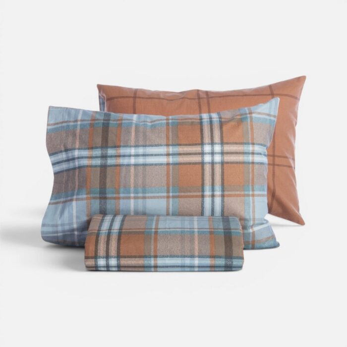 Σετ Παπλωματοθήκη Φανελένια Μονή Resten 160x230 Nef Nef Homeware, 100% BAMBAKI - Image 6