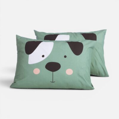 Μαξιλαροθήκη Happy Dog Nef Nef Homeware, 100% BAMBAKI
