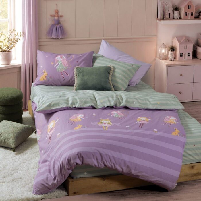Σετ Σεντόνια Παιδικά Μονά Fairy Tale 170x260  Nef Nef Homeware, 100% BAMBAKI
