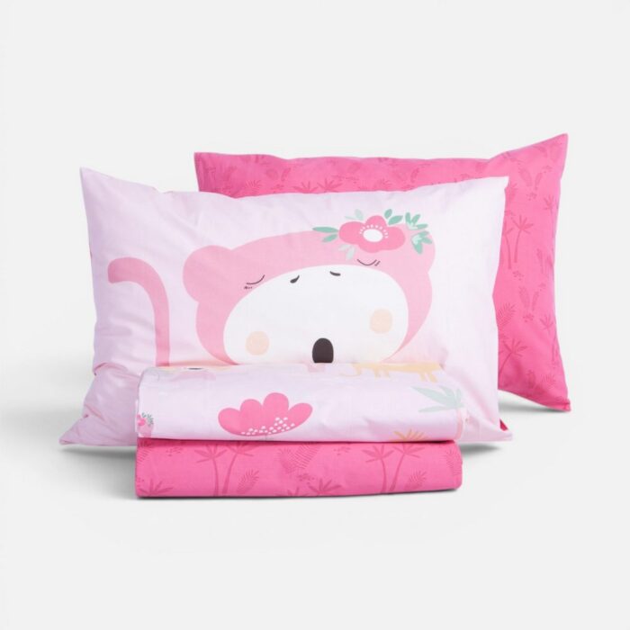 Σετ Σεντόνια Παιδικά Μονά Wild & Sweet 170x260  Nef Nef Homeware, 100% BAMBAKI - Image 3