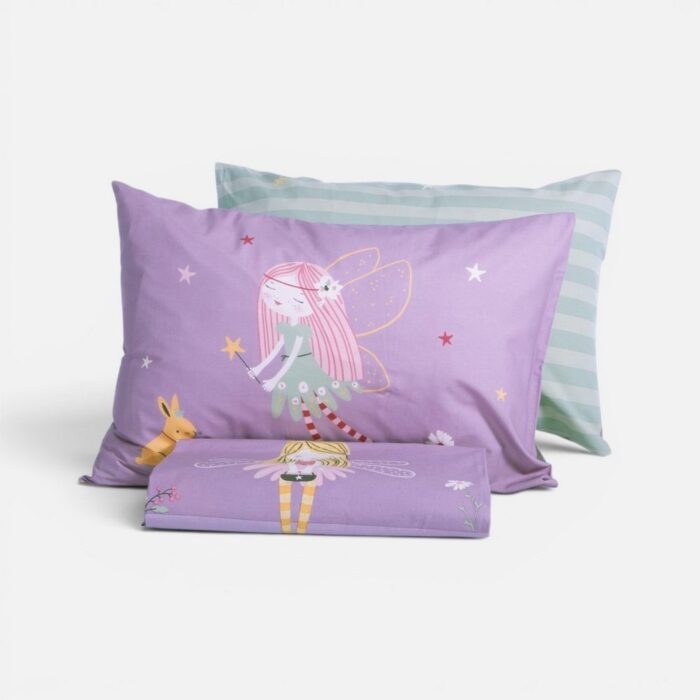Σετ Παπλωματοθήκη Παιδική Μονή Fairy Tale 160x240 Nef Nef Homeware, 100% BAMBAKI - Image 3