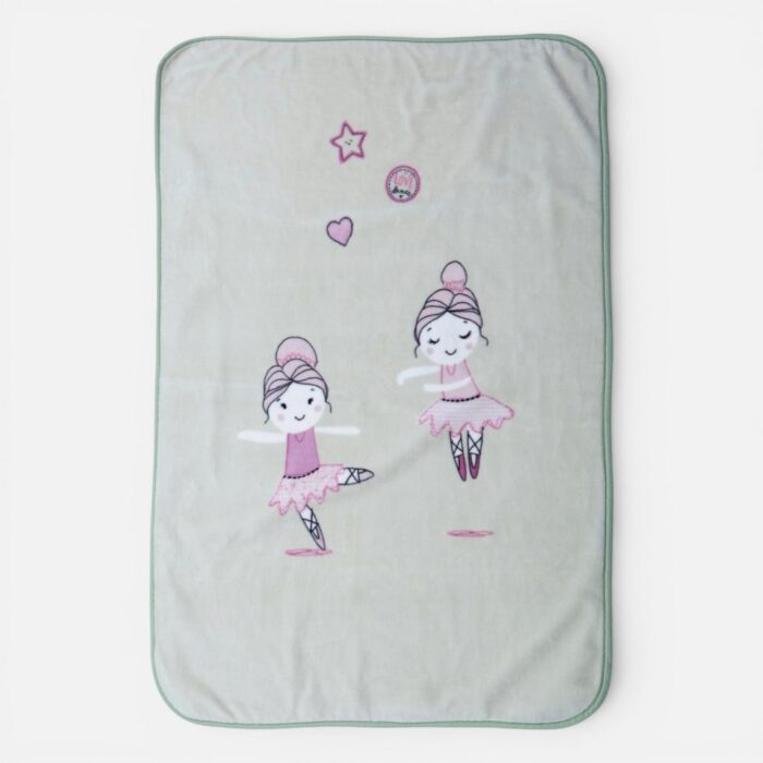 Κουβέρτα Βρεφική Κούνιας Ballerine World 100x140 Nef Nef Homeware, 100% ΠΟΛΥΕΣΤΕΡΑΣ - Image 3