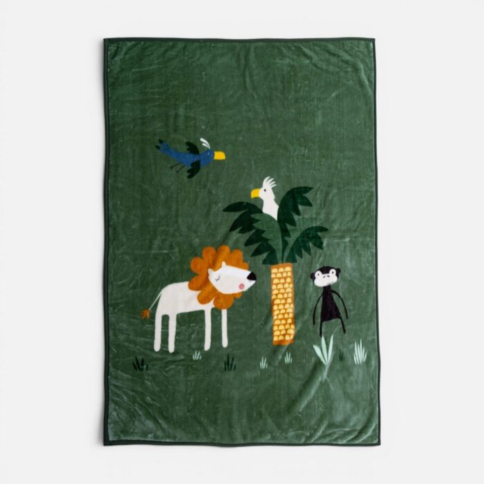 Κουβέρτα Παιδική Jungle Mania 160x220 Nef Nef Homeware, 100% ΠΟΛΥΕΣΤΕΡΑΣ - Image 4