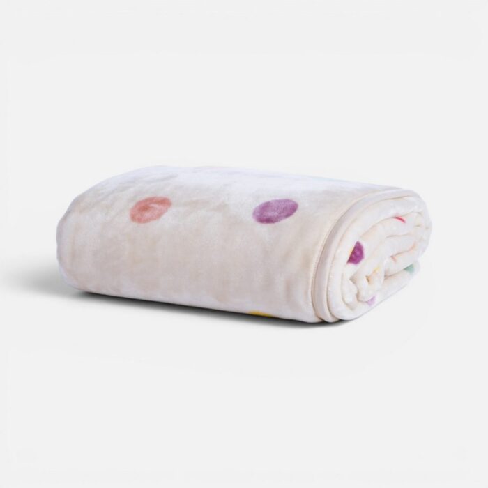 Κουβέρτα Παιδική Dots Ecru 160x220 Nef Nef Homeware, 100% ΠΟΛΥΕΣΤΕΡΑΣ - Image 3