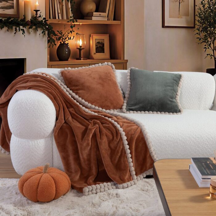 Κουβερτάκι Καναπέ Pompozia 130x180 Nef Nef Homeware, 100% ΠΟΛΥΕΣΤΕΡΑΣ - Image 2