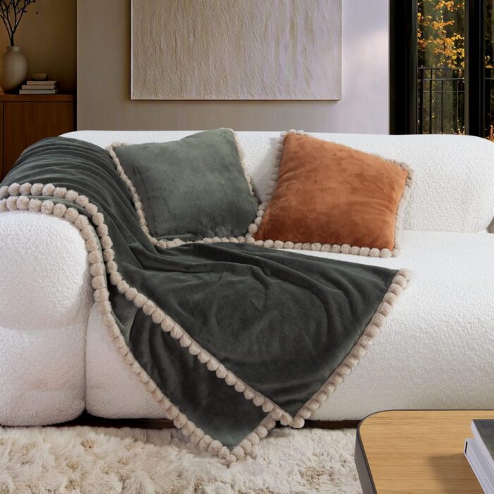 Κουβερτάκι Καναπέ Pompozia 130x180 Nef Nef Homeware, 100% ΠΟΛΥΕΣΤΕΡΑΣ - Image 3