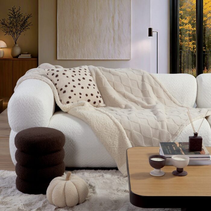 Κουβερτάκι Καναπέ Mizenie 130x180 Nef Nef Homeware, 100% ΠΟΛΥΕΣΤΕΡΑΣ - Image 2