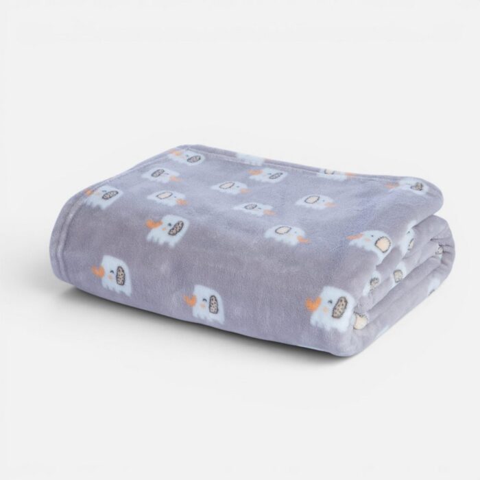 Κουβέρτα Fleece Βρεφική Αγκαλιάς Elephants 110x150  Nef Nef Homeware, 100% ΠΟΛΥΕΣΤΕΡΑΣ - Image 3
