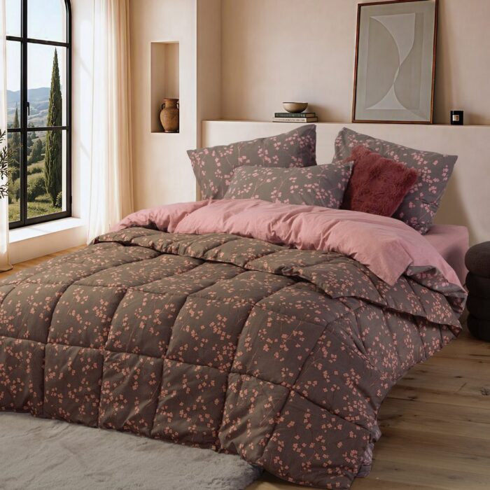 Πάπλωμα Υπέρδιπλο Floriva 240x220 Nef Nef Homeware, ΕΞΩΤΕΡΙΚΑ:100% ΜΙΚΡ.-ΕΣΩΤΕΡΙΚΑ:100% ΠΟΛ. - Image 2