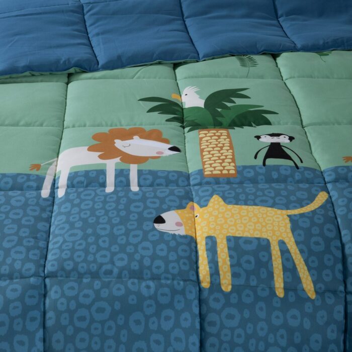 Πάπλωμα Παιδικό Μονό Jungle Mania 160x220 Nef Nef Homeware, ΕΞΩΤΕΡΙΚΑ:100% ΜΙΚΡ.-ΕΣΩΤΕΡΙΚΑ:100% ΠΟΛ. - Image 2