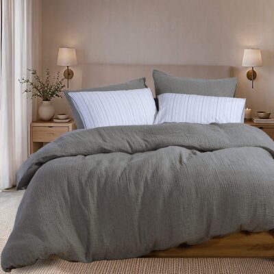 Σετ Παπλωματοθήκη Μονή Dots 160x230 Nef Nef Homeware, 100% ΒΑΜΒΑΚΙ - Image 2