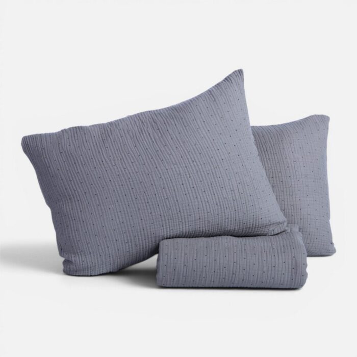 Σετ Παπλωματοθήκη Μονή Dots 160x230 Nef Nef Homeware, 100% ΒΑΜΒΑΚΙ - Image 7