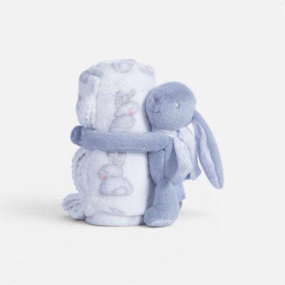 Κουβερτάκι με Κουνελάκι Βρεφικό Αγκαλιάς Fleece Bunny Boo 75x100 Nef Nef Homeware, 100% ΠΟΛΥΕΣΤΕΡΑΣ - Image 2
