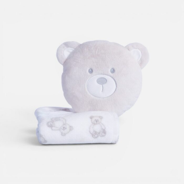 Κουβερτάκι με Μαξιλάρι Βρεφικό Fleece Honey Bear 75x100 Nef Nef Homeware, 100% ΠΟΛΥΕΣΤΕΡΑΣ