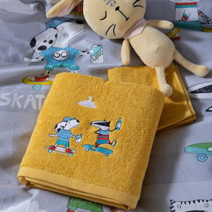 Πετσέτες Παιδικές Σετ 2τεμ. Cool Skating Nef Nef Homeware, 100% ΒΑΜΒΑΚΙ