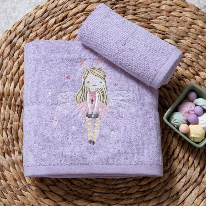 Πετσέτες Παιδικές Σετ 2τεμ. Fairy Tale Nef Nef Homeware, 100% ΒΑΜΒΑΚΙ