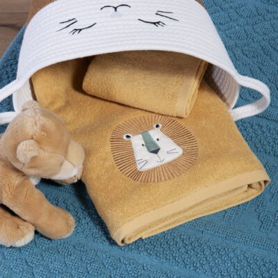 Πετσέτες Βρεφικές Σετ 2τεμ. Wild Company Nef Nef Homeware, 100% ΒΑΜΒΑΚΙ