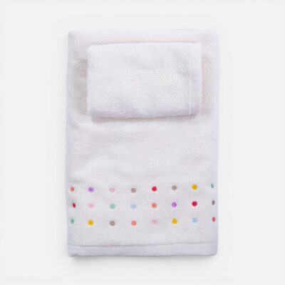 Πετσέτες Βρεφικές Σετ 2τεμ. Dots Nef Nef Homeware, 100% ΒΑΜΒΑΚΙ - Image 4