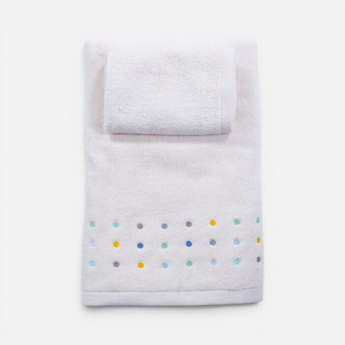 Πετσέτες Βρεφικές Σετ 2τεμ. Dots Nef Nef Homeware, 100% ΒΑΜΒΑΚΙ - Image 5