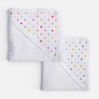 Κάπα Βρεφική Dots 75x75 Nef Nef Homeware, 100% ΒΑΜΒΑΚΙ
