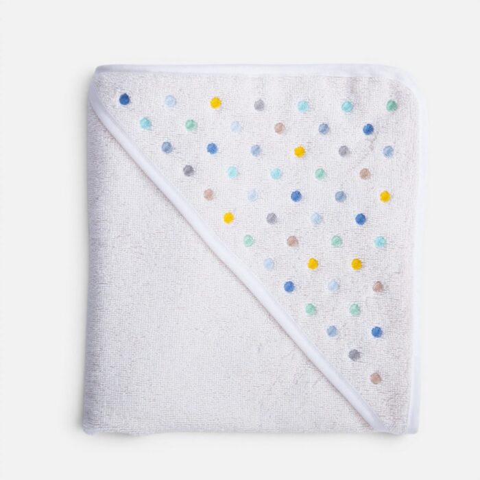 Κάπα Βρεφική Dots 75x75  Nef Nef Homeware, 100% ΒΑΜΒΑΚΙ - Image 4