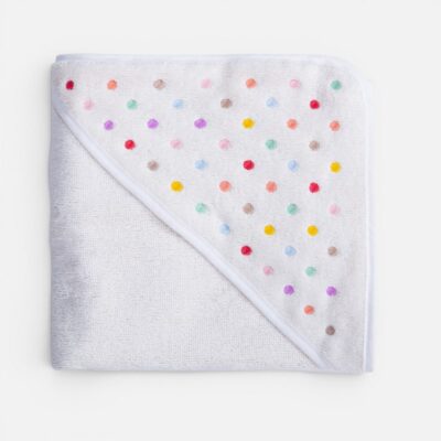 Κάπα Βρεφική Dots 75x75 Nef Nef Homeware, 100% ΒΑΜΒΑΚΙ - Image 5
